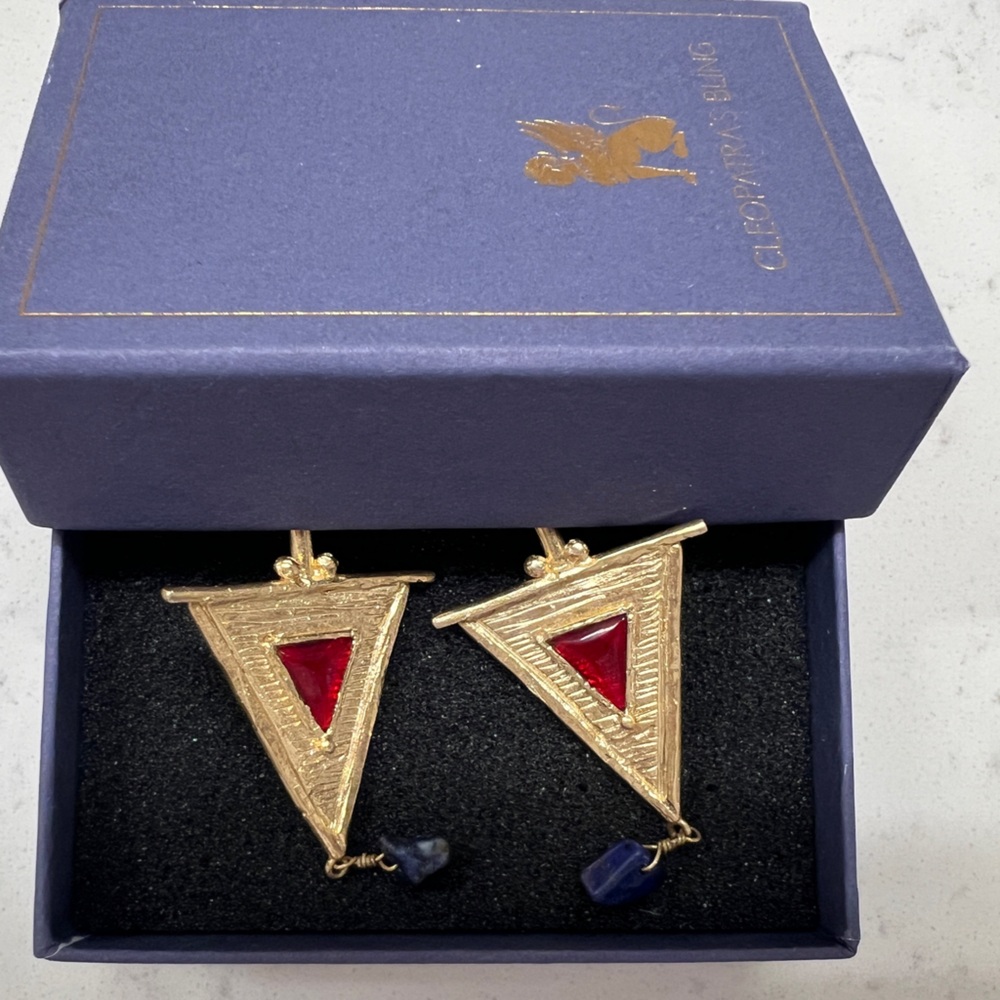 Cleopatra’s Bling Earrings